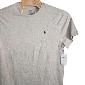 Polo Ralph Lauren Mens Classic Fit Crew Neck T-Shirt Dune Tan Large